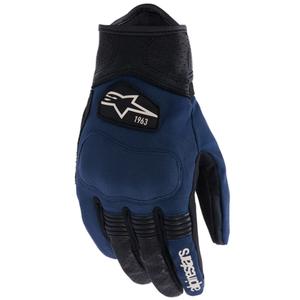 Rukavice na motorku Alpinestars Tracker tmavo modro-čierne