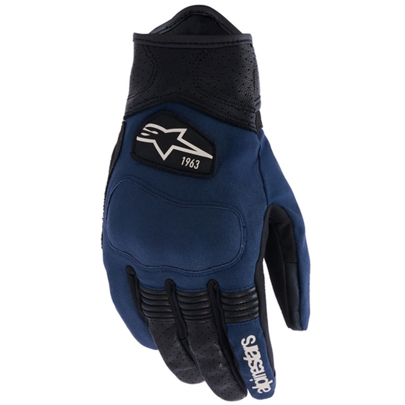 Rukavice na motorku Alpinestars Tracker tmavo modro-čierne