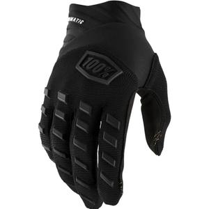 Detské motokrosové rukavice 100% Airmatic čierne