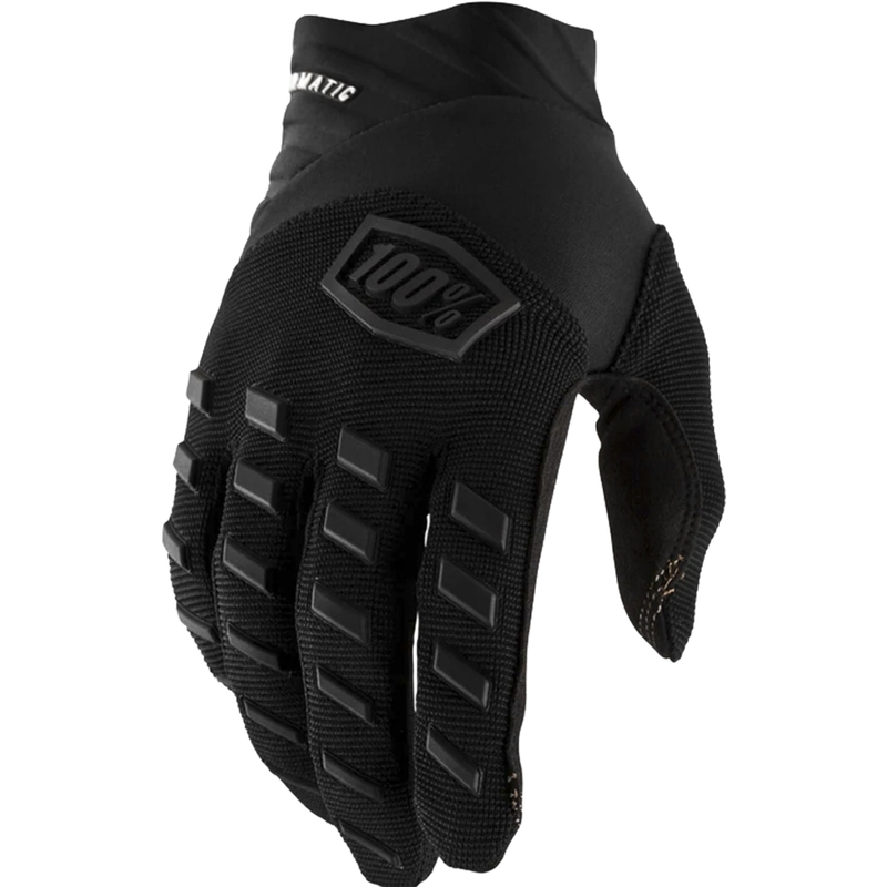 Detské motokrosové rukavice 100% Airmatic čierne