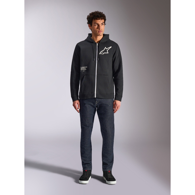 Mikina Alpinestars Transverse Hoodie čierna