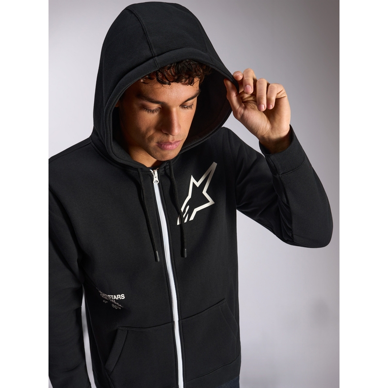 Mikina Alpinestars Transverse Hoodie čierna