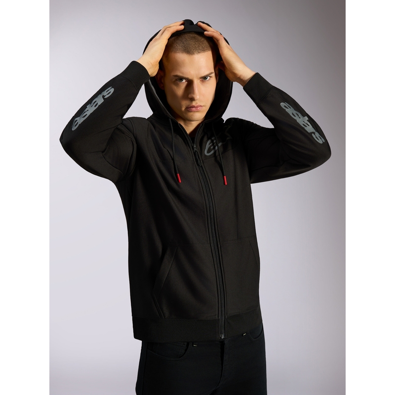 Mikina Alpinestars Sessions 3 Hoodie čierno-šedá
