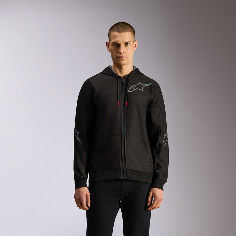 Mikina Alpinestars Sessions 3 Hoodie čierno-šedá