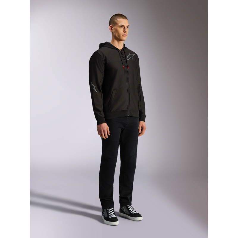 Mikina Alpinestars Sessions 3 Hoodie čierno-šedá