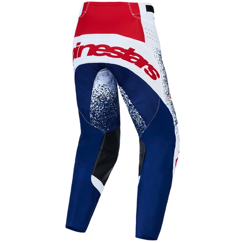 Motokrosové nohavice Alpinestars Techstar limitovaná edícia Unity červeno-bielo-modré