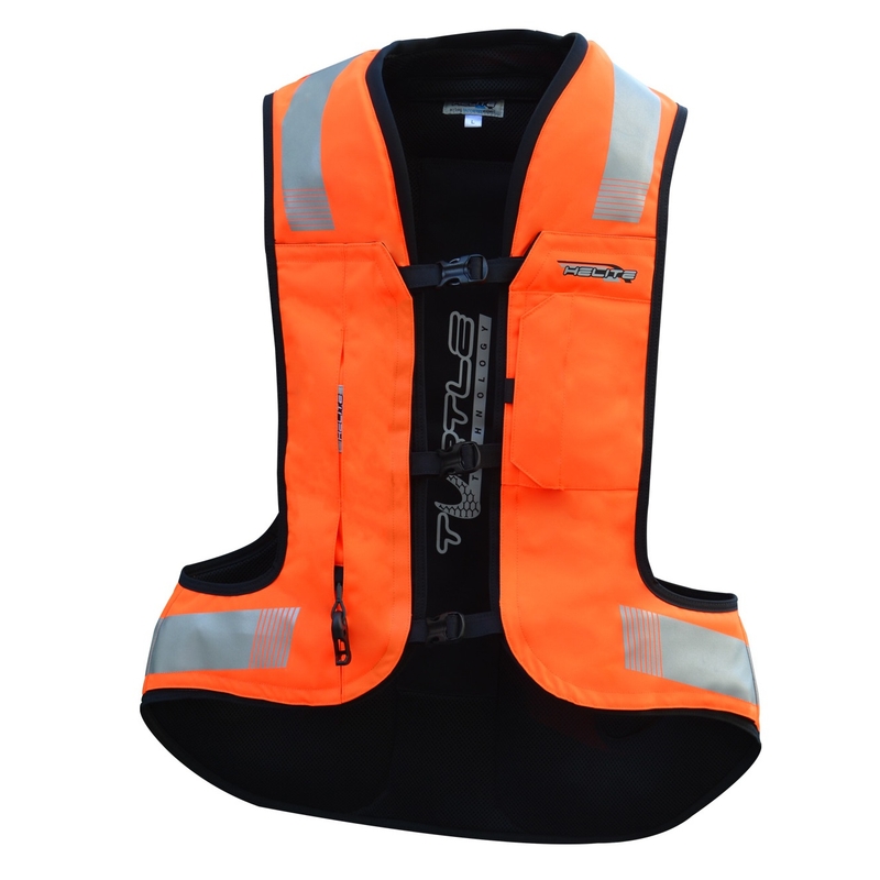 Airbagová vesta HELITE Turtle 2 fluorescenčno oranžová
