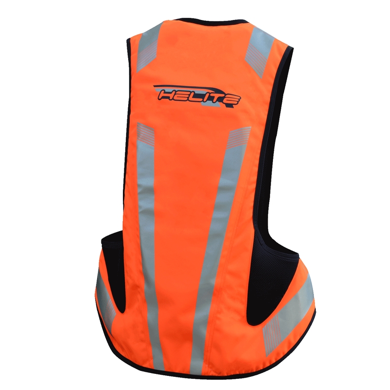 Airbagová vesta HELITE Turtle 2 fluorescenčno oranžová