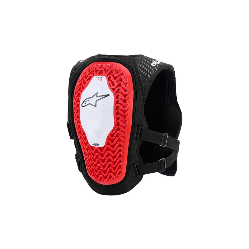 Airbagová vesta Alpinestars TECH-AIR®MX Plasma system bielo-čierno-červená