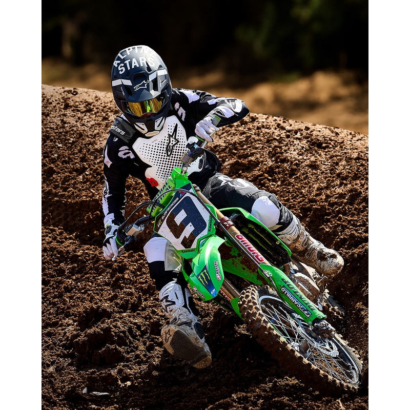 Airbagová vesta Alpinestars TECH-AIR®MX Plasma system bielo-čierno-červená