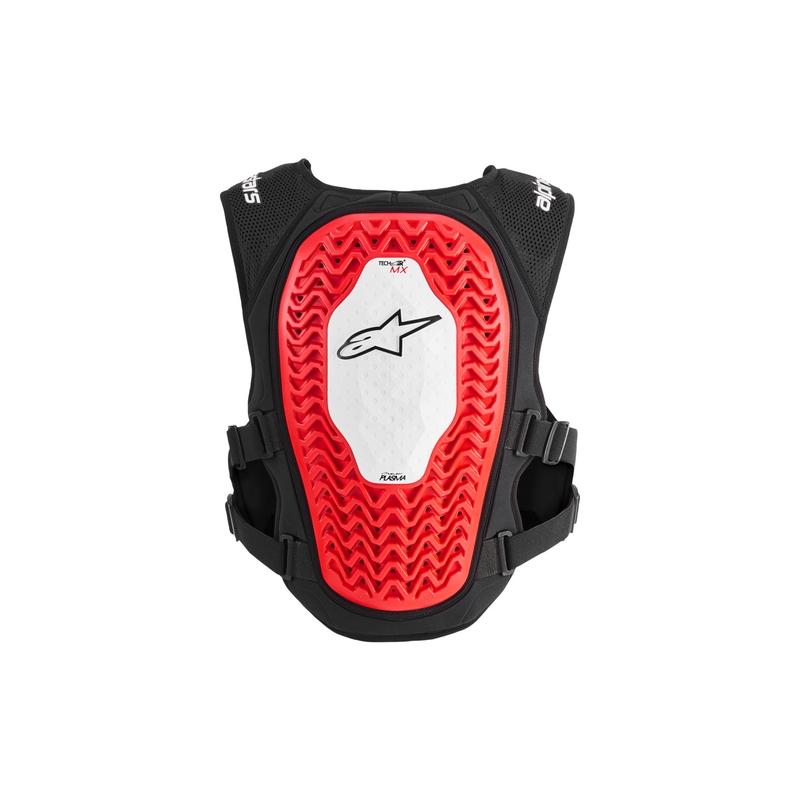 Airbagová vesta Alpinestars TECH-AIR®MX Plasma system bielo-čierno-červená