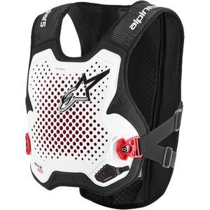 Airbagová vesta Alpinestars TECH-AIR®MX Plasma system čierno-bielo-červená