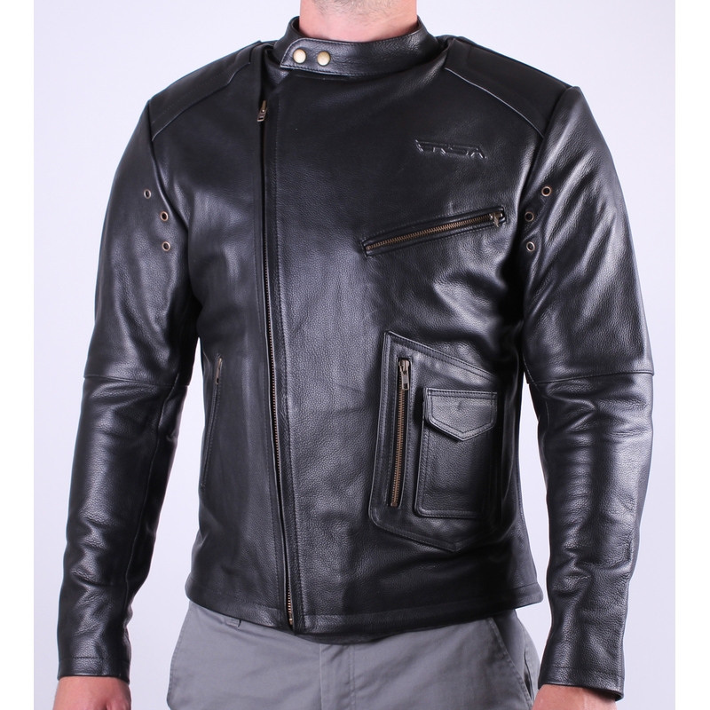 Bunda na motocykel RSA Chic čierna výpredaj