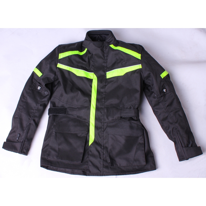 Detská bunda na motocykel Street Racer Kid čierno-fluo žltá výpredaj