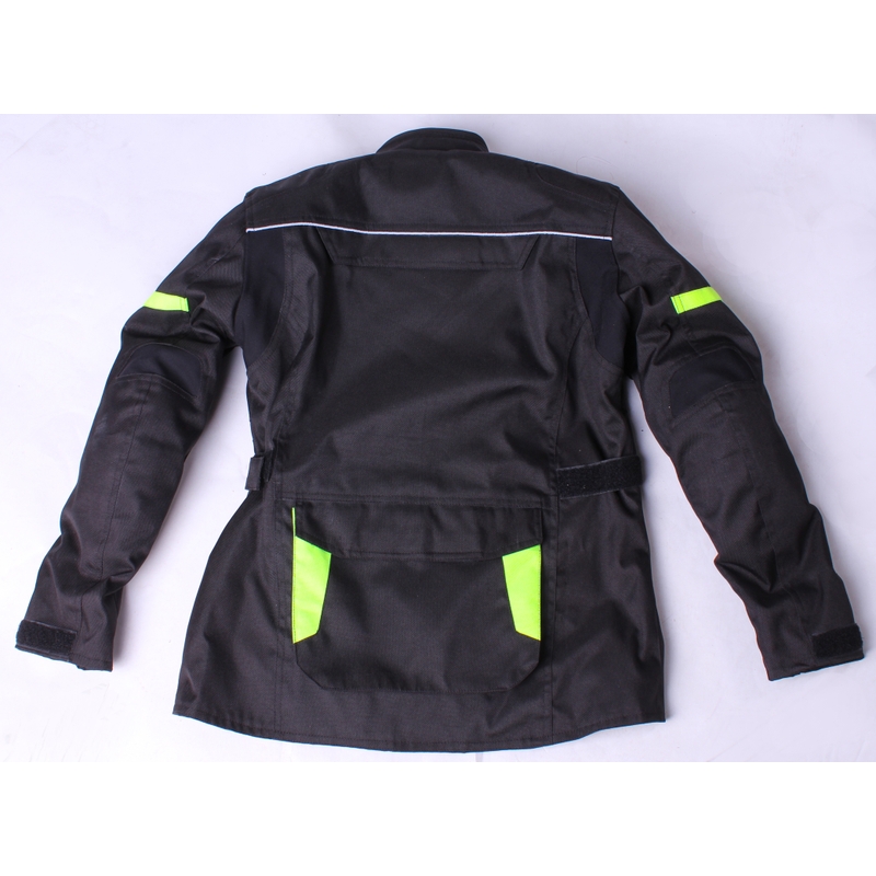 Detská bunda na motocykel Street Racer Kid čierno-fluo žltá výpredaj