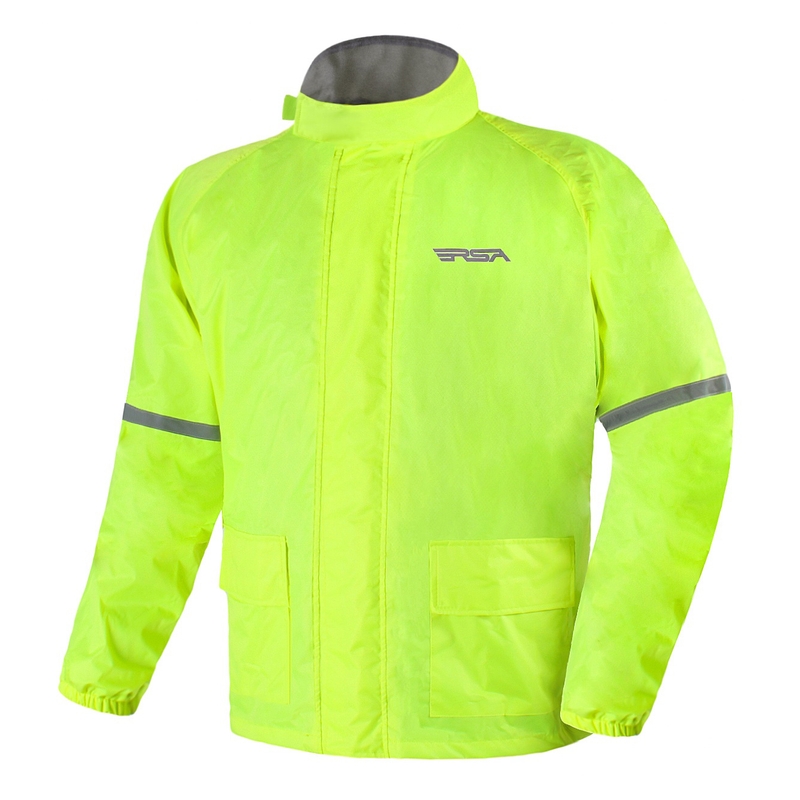 Moto bunda do dažďa RSA Insta fluo žltá výpredaj