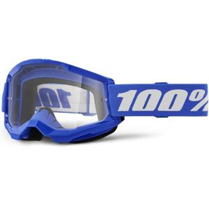 Motokrosové okuliare 100% STRATA 2 New modré (číre plexi)