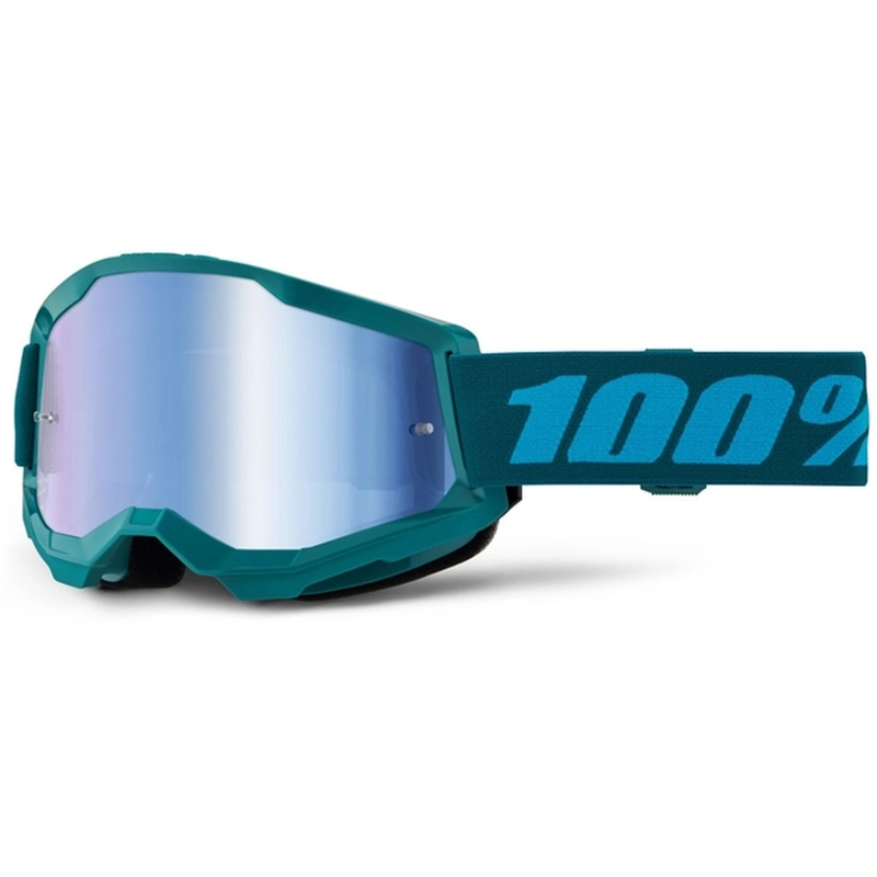 Motokrosové okuliare 100 % STRATA 2 New Stone modré (modré plexisklo)
