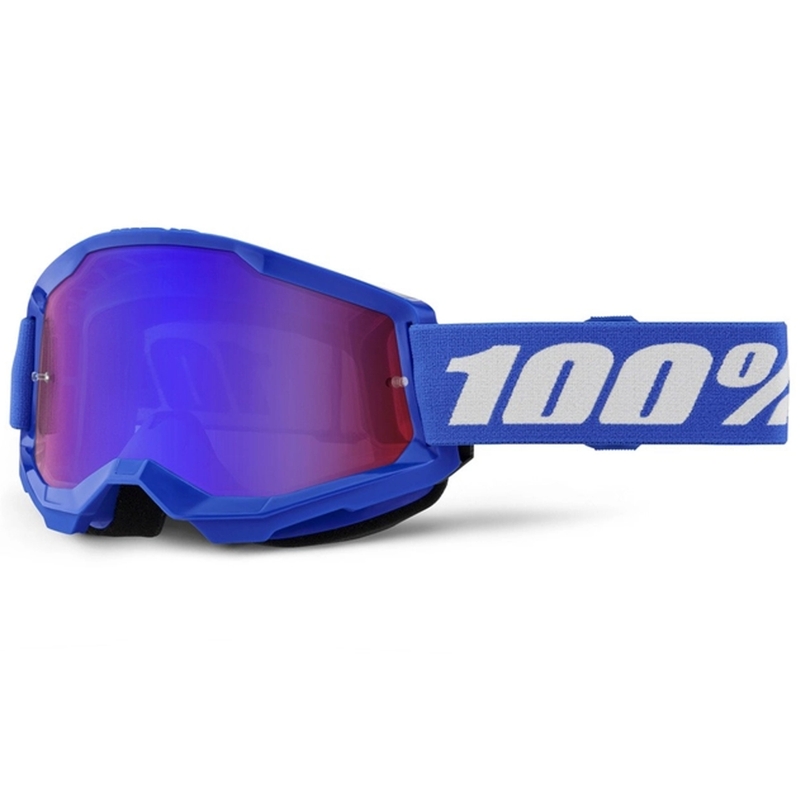 Motokrosové okuliare 100 % STRATA 2 New modré (červeno-modré plexisklo)