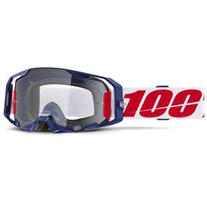 Motokrosové okuliare 100% ARmatic Mach Z s čírym plexisklom