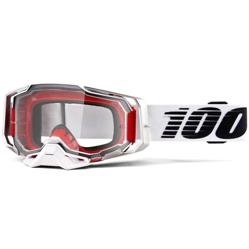 Motokrosové okuliare 100 % ARMEGA Lightsaber (číre plexisklo)