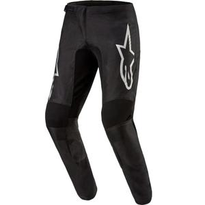 Motokrosové nohavice Alpinestars Fluid Graphite čierno-strieborné