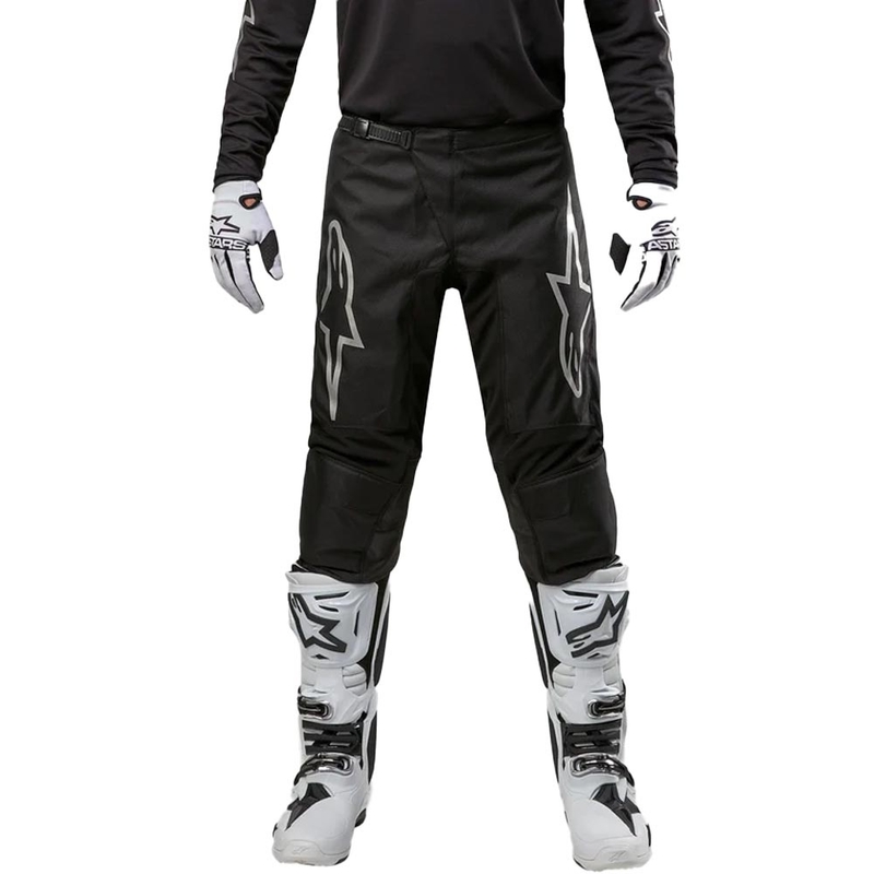 Motokrosové nohavice Alpinestars Fluid Graphite čierno-strieborné