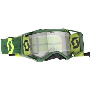 Motokrosové okuliare SCOTT Prospect WFS 22 zeleno-žlté