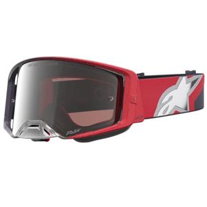 Motokrosové okuliare Alpinestars Supertech čierno-červené