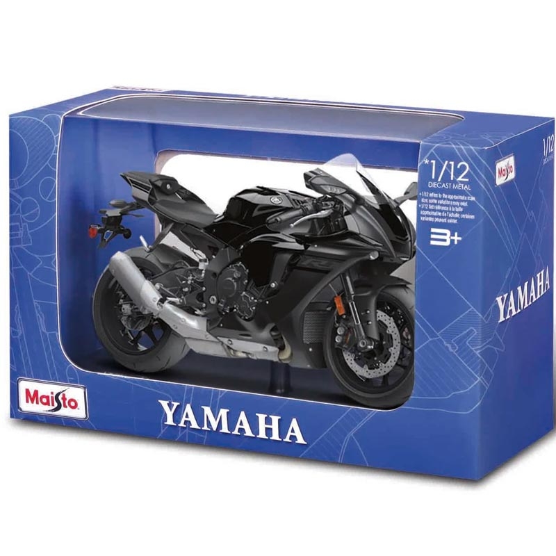 Model motorky Maisto Yamaha YZF-R1 1:12 čierny