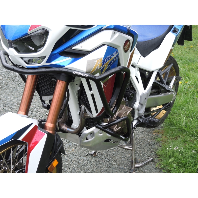 Ochrana motora RDMOTO čierna horný + spodný pre HONDA CRF 1100 L Africa Twin 2020-2023