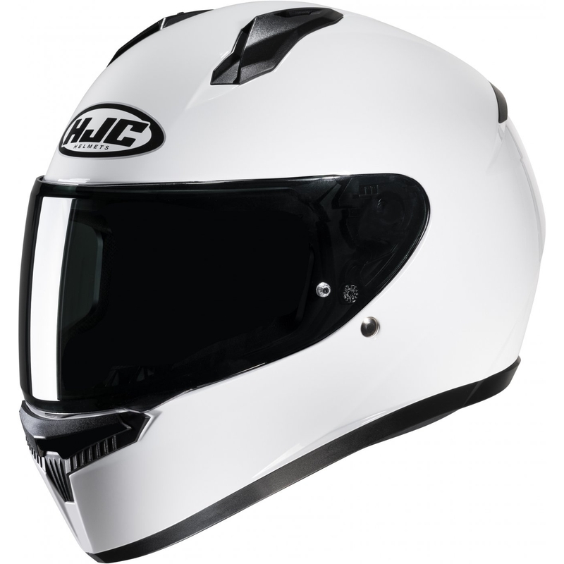 Integrálna prilba na motorku HJC C10 Solid biela - II. akosť