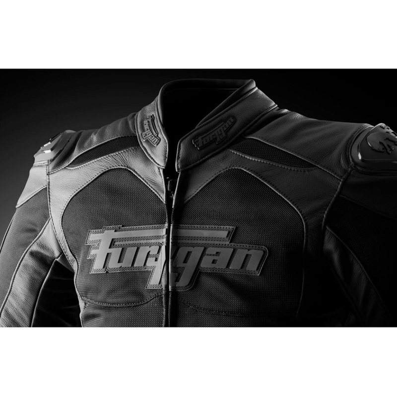 Kožená bunda na motorku Furygan Speed Mesh 3 čierna - II. akosť