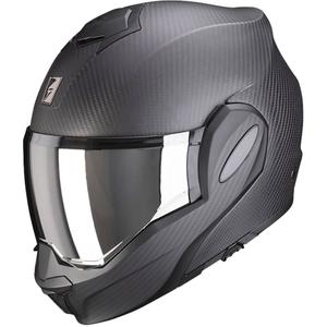 Preklápacia prilba Scorpion EXO-TECH EVO Carbon čierna matná - II. akosť