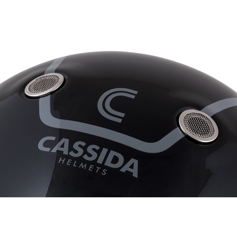 Integrálna prilba na motorku Cassida Fibre Jawa Sport čierno-strieborno-červená 2 - II. akosť