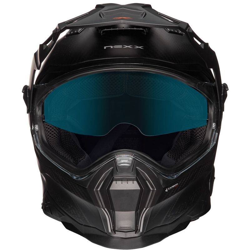 Enduro prilba NEXX X.Wed 2 Vaal Carbon čierna výpredaj - II. akosť