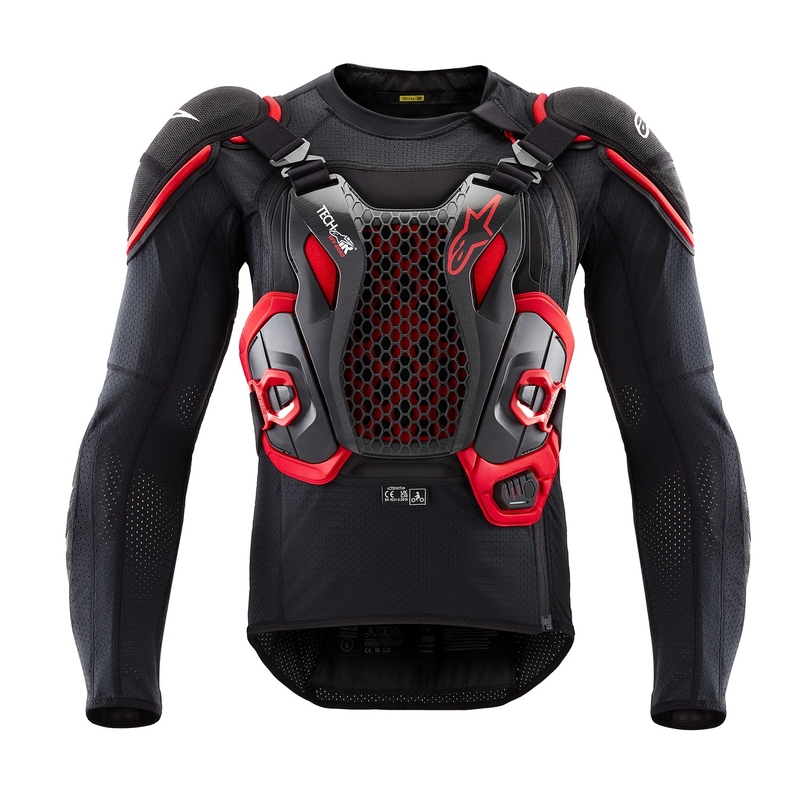 Airbagová vesta Alpinestars TECH-AIR®OFF-ROAD system čierno-červená - II. akosť