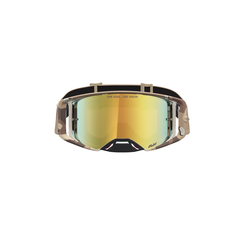 Motokrosové okuliare Alpinestars Supertech Lone pieskové camo