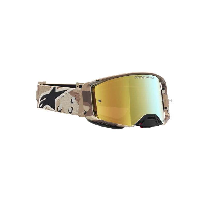 Motokrosové okuliare Alpinestars Supertech Lone pieskové camo