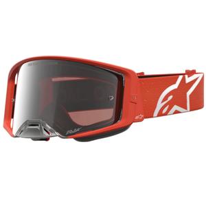 Motokrosové okuliare Alpinestars Supertech Vesta oranžovo-strieborné