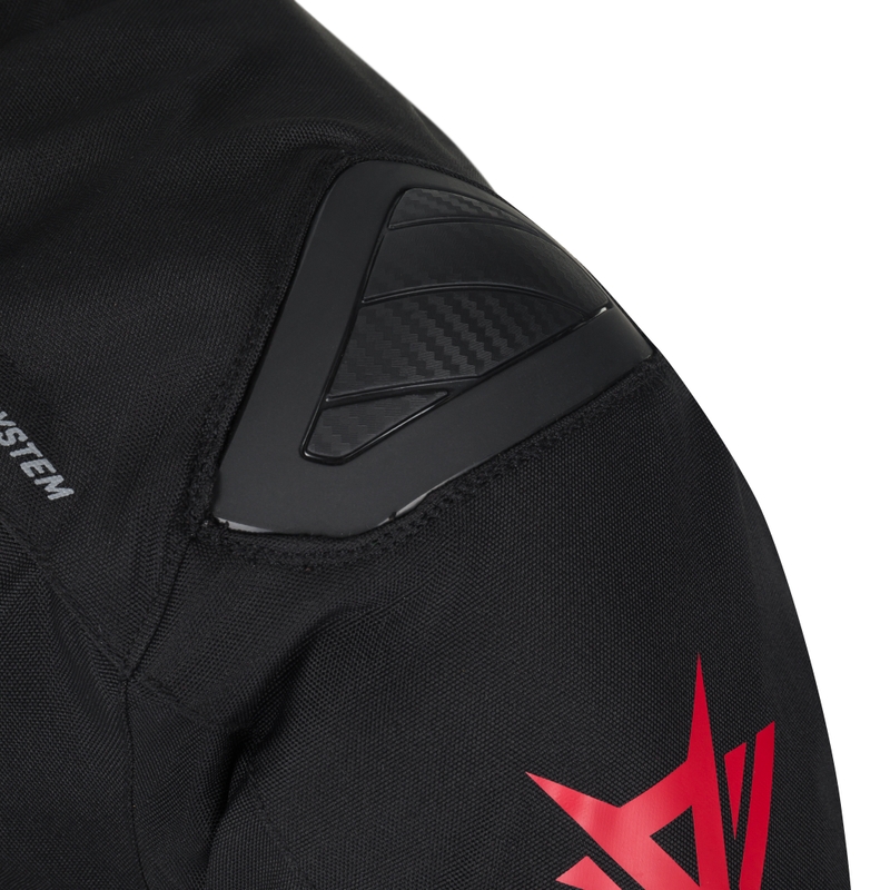 Bunda na motorku RSA Rider čierno-bielo-fluo žltá 2 - II. akosť