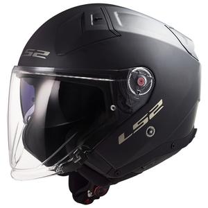 Otvorená prilba na motorku LS2 OF603 Infinity II Solid čierna matná - II. akosť