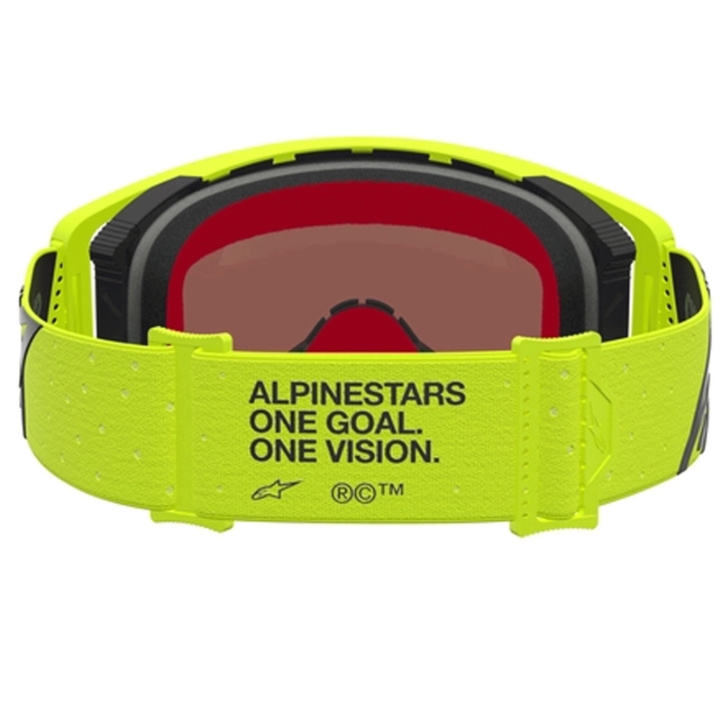 Motokrosové okuliare Alpinestars Supertech Vesta fluo-žlto-čierne