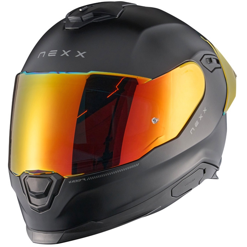 Integrálna prilba na motorku NEXX Y.100R Subsonic matná čierno-červená - II. akosť výpredaj
