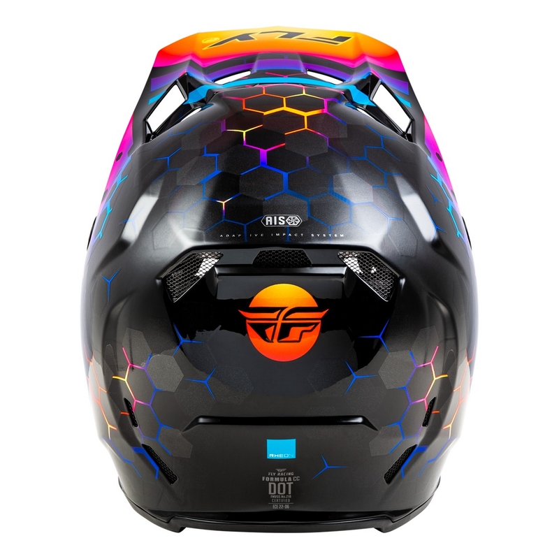 Motokrosová prilba FLY Racing Formula CC Tektonic čierno-žlto-ružová - II. akosť