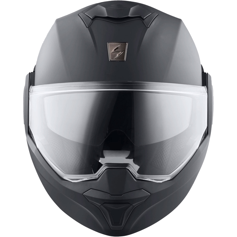 Preklápacia helma na motorku Scorpion EXO-TECH EVO Solid matná antracitová - II. akosť