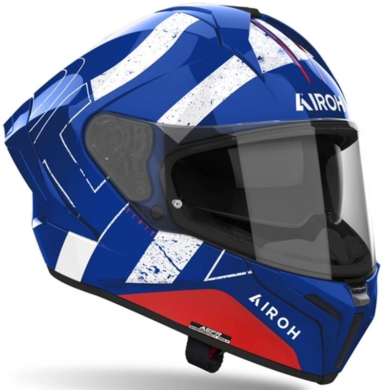 Integrálna prilba na motorku Airoh MATRYX Scope modro-červená
