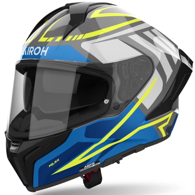Integrálna helma na motorku Airoh MATRYX Rider lesklá modrá