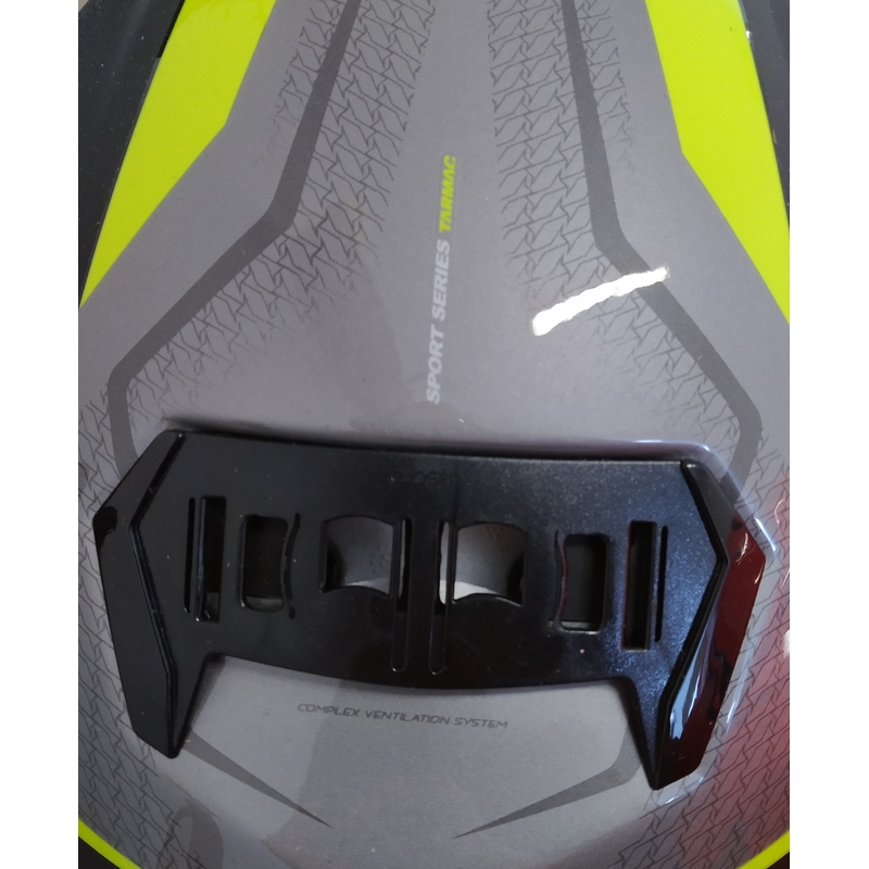 Odklápacia prilba na motocykel MT Atom Tarmac čierna matná-fluorescenčno-žltá - II. akosť
