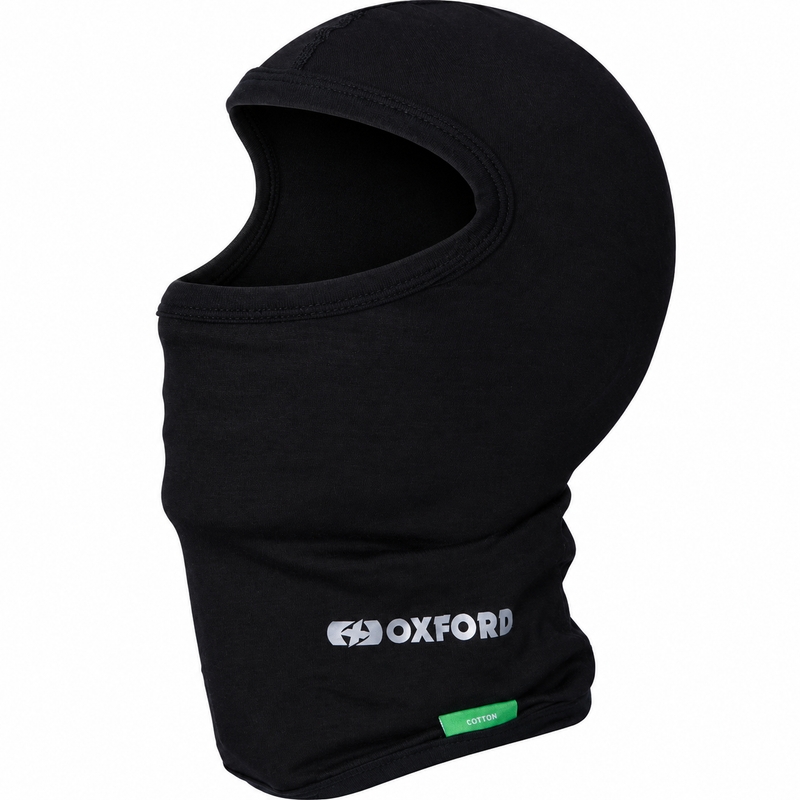 Kukla na motorku Oxford Balaclava bavlna čierna